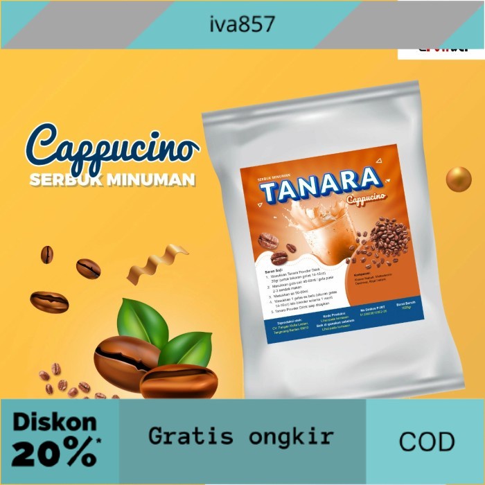 

PROMO Bubuk Cappucino Cincau 1kg - Powder Minuman Thai Tea dan Bubble Drink GRATIS ONGKIR