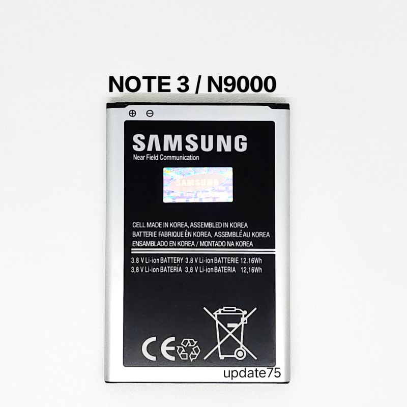 Baterai Samsung Note 3 N9000 B800BU Original