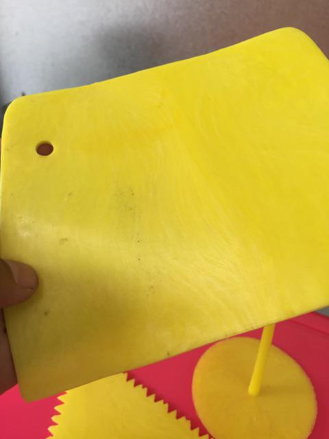 Paket Hemat Alat Dekorasi Kue Set Meja Putar Scraper Gerigi Polos Pisau Roti