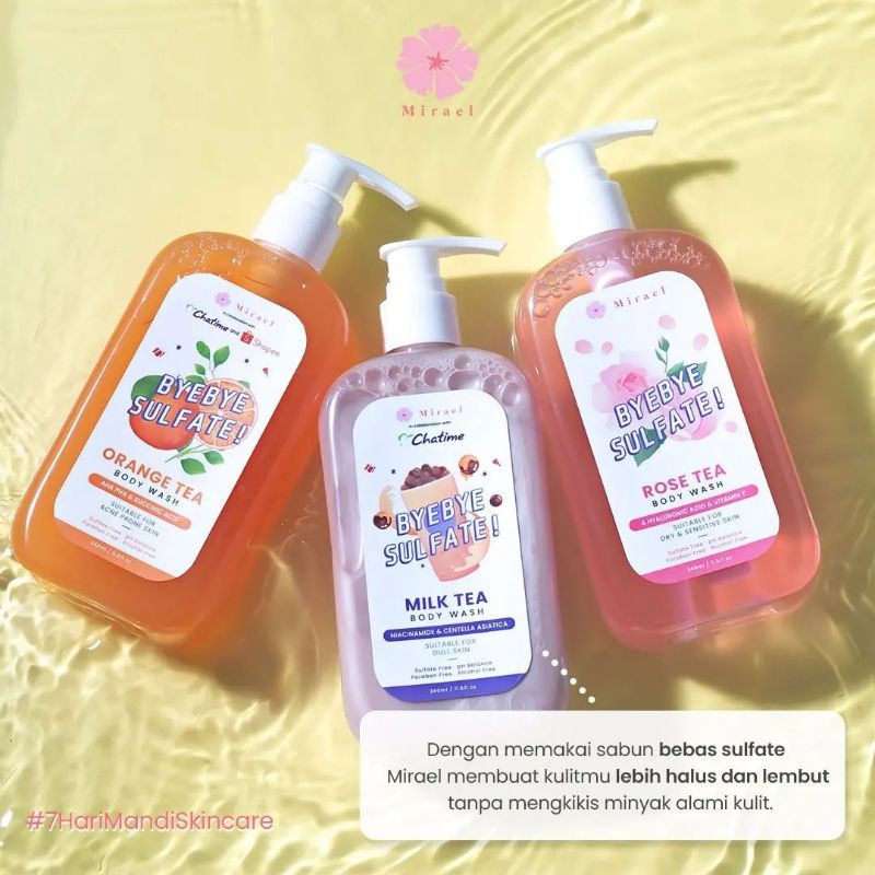 MIRAEL X CHATIME BODY WASH / BODY SCRUB / WAXING KIT