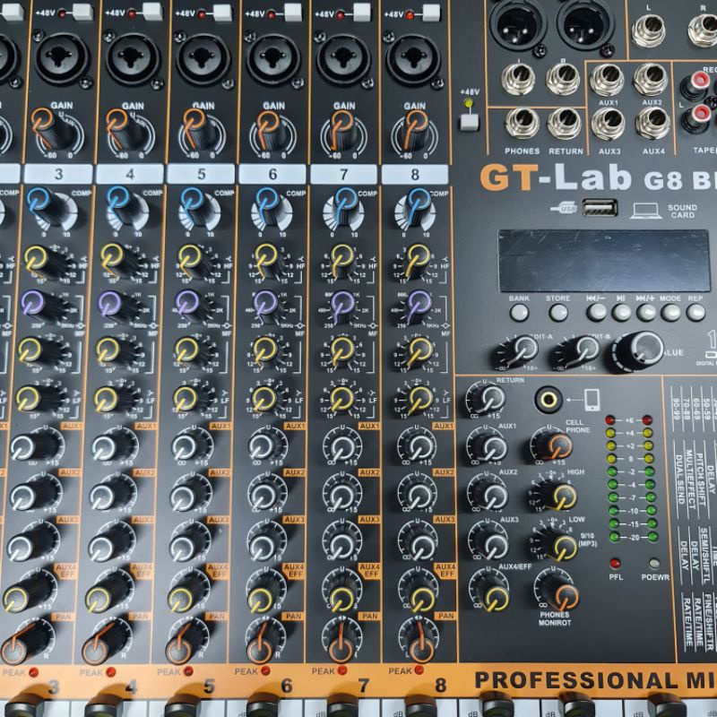 MIXER GT LAB BY RDW 8 CHANNEL G8BL ORIGINAL