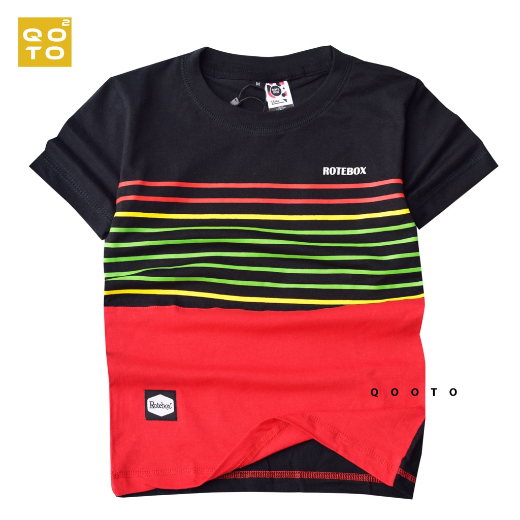 Baju Anak Laki Rotebox Umur 1-12 Tahun Bahan Cotton 30S