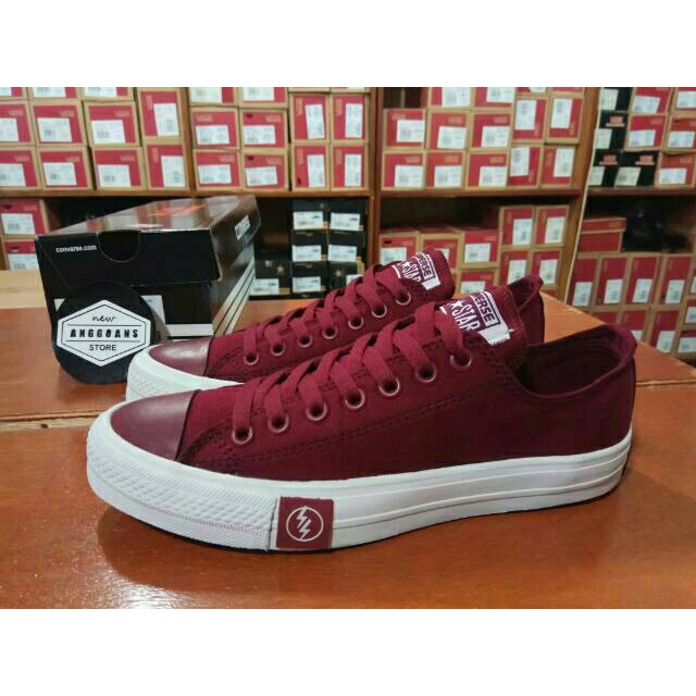 Sepatu Converse Allstar CT PRO UNDEFEATED BNIB IMPORT PREMIUM MARON KETS SNEAKERS KADO PRIA WANITA