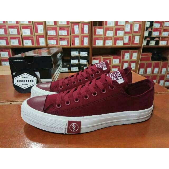 Sepatu Converse Allstar CT PRO UNDEFEATED BNIB IMPORT PREMIUM MARON KETS SNEAKERS KADO PRIA WANITA