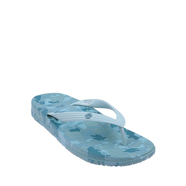 Hush Puppies Sandal Wanita Sandrina Camo Thong Blue