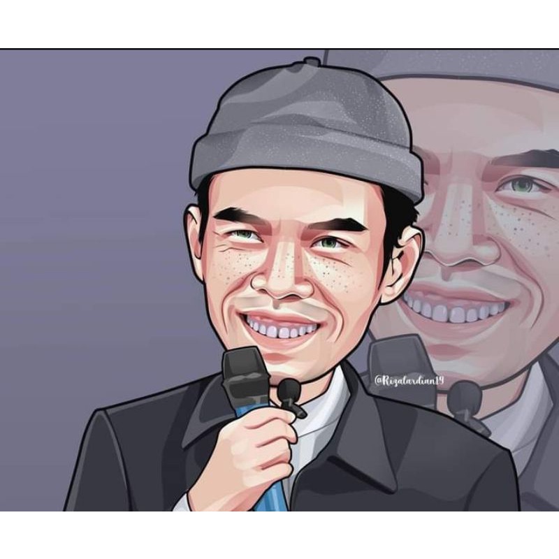 Jual STIKER ANIMASI/VEKTOR USTADZ ABDUL SOMAD | Shopee Indonesia