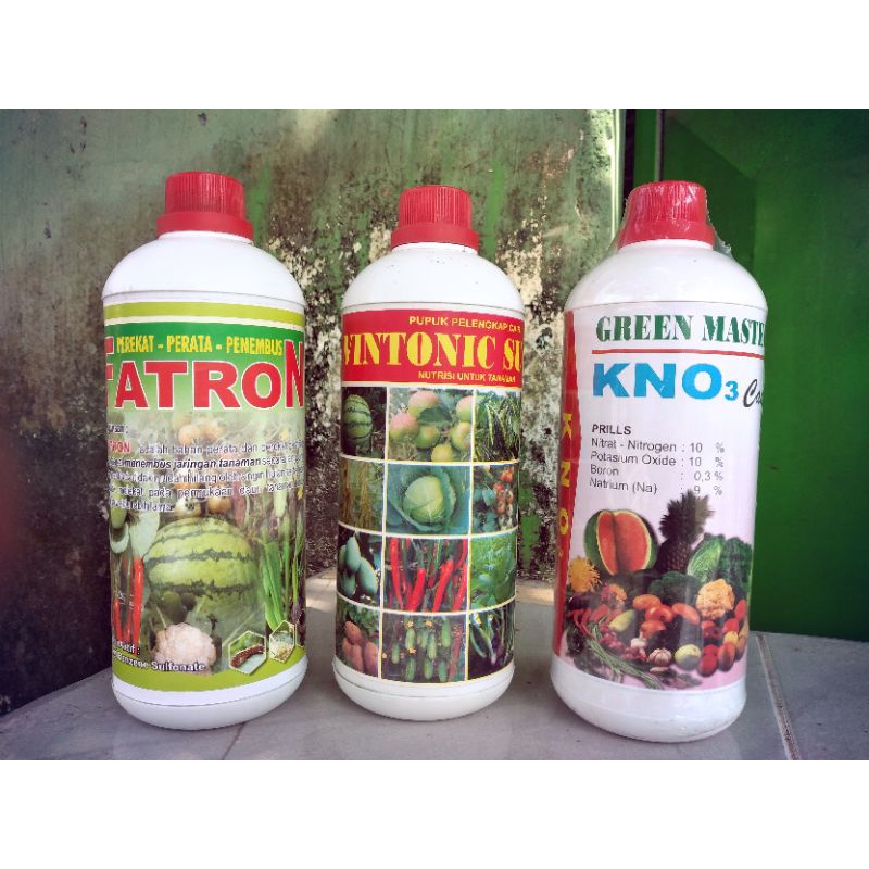SEPAKET LEBIH HEMAT FATRON,VINTONIC SUPER, KNO03 plus GA3:21 GIBERELLIN ACID