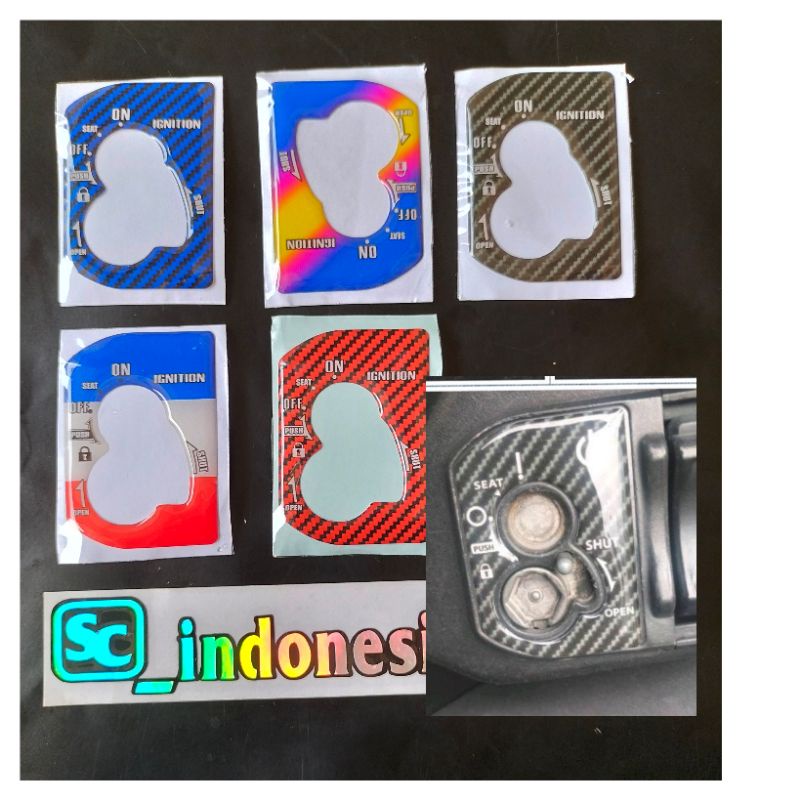 EMBLEM TIMBUL TUTUP KUNCI SCOOPY.VARIO.BEAT 2020