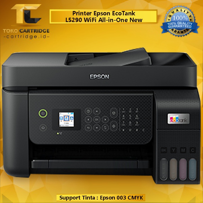 Printer Epson EcoTank L5290 WiFi All-in-One (Print - Scan - Copy - Fax) With ADF New, Pengganti Epson L5190