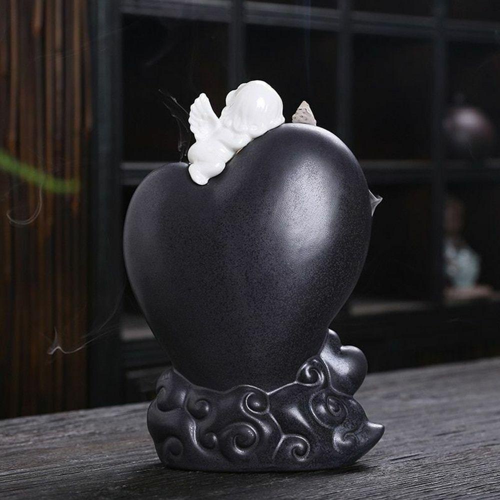 Solighter Incense Burner Kerajinan Tangan Meditasi Keramik Tungku Aromaterapi