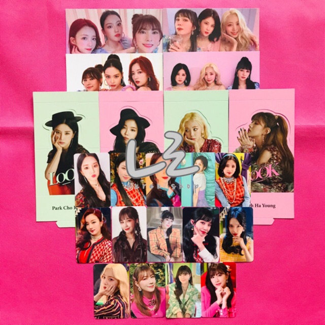 APINK - Look (Photocard AR MMT Postcard Paper Stand : Chorong Bomi Eunji Naeun Namjoo Hayoung)