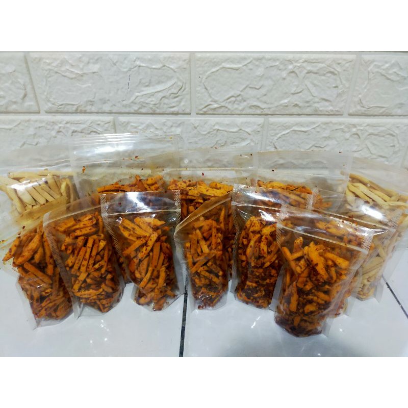 

Basreng pedas jeruk dan original