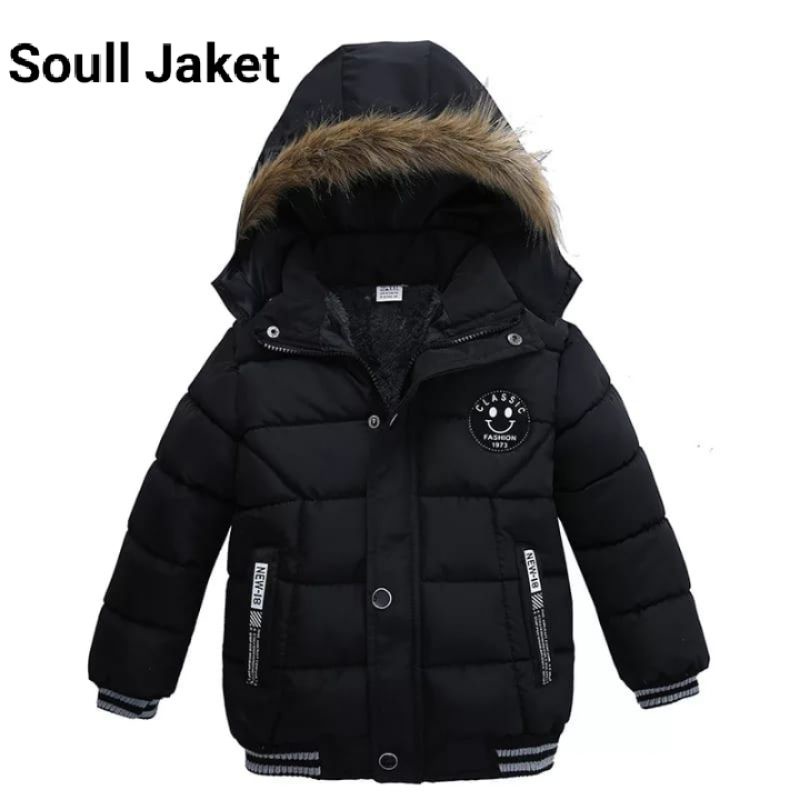Jaket winter anak [BISA COD] laki laki perempuan/hoodie bulu musim dingin