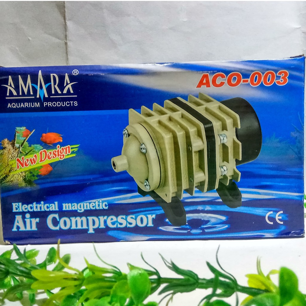 AMARA AERATOR POMPA GELEMBUNG AIRPUMP COMPRESSOR AMARA ACO 003