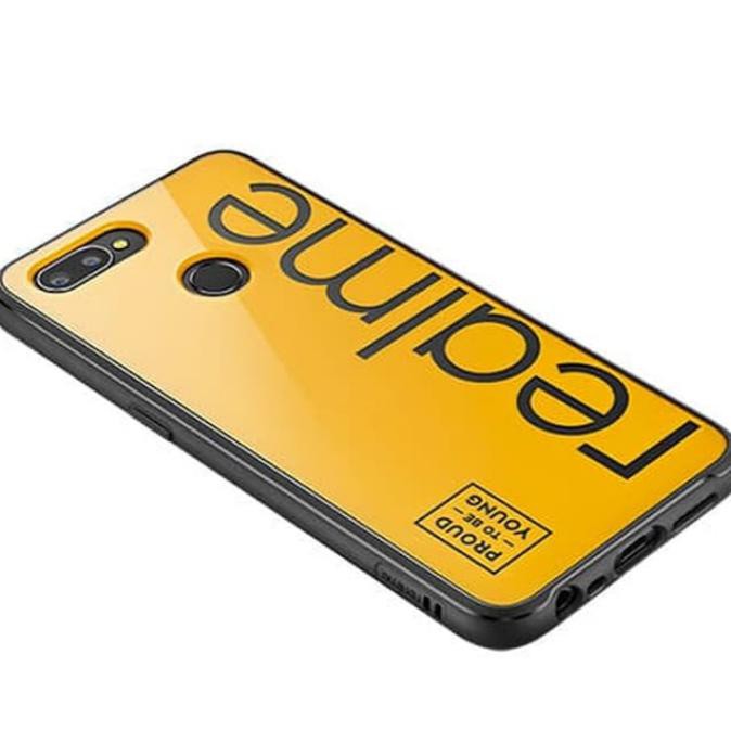 Case Hp  REALME U1 Iconic Case TPU Bumper Black and Yellow 