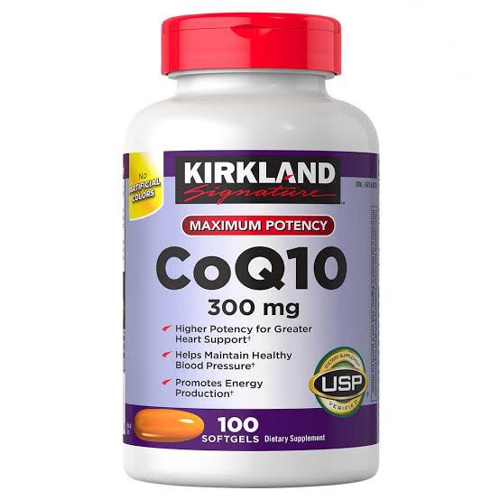 {cantikstore} Kirkland CoQ10 300 mg Coenzyme Co Q10 300mg 100 Softgels Limited