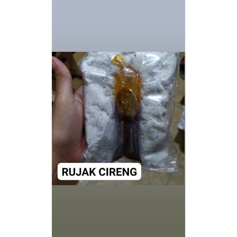 

Rujak cireng / cireng goreng / cireng murah