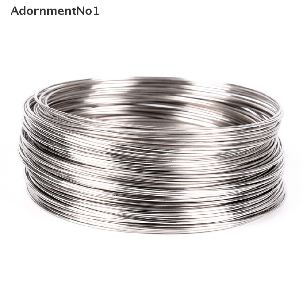 (AdornmentNo1) 100pcs / Set Kawat Stainless Steel Untuk Membuat Perhiasan Gelang