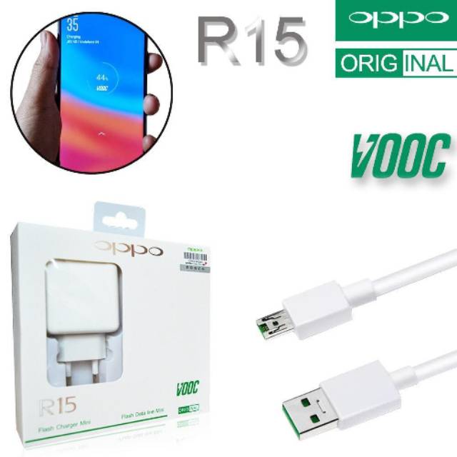 Charger Oppo R15 VOOC Super Charger 4A 9V Flash Charger Fast Charging USB Micro ORIGINAL 100%