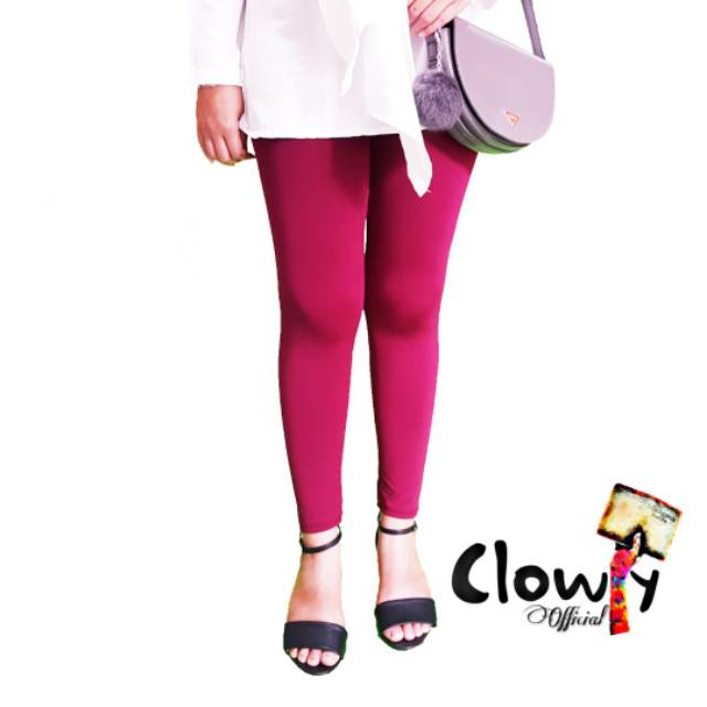 Clowiy Legging Panjang Standar &amp; Jumbo