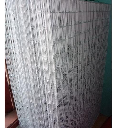 ➱ (Bisa ) Grid Wall Jaring Ram Kawat Dinding 115 x 75 cm Rak Display Aksesoris Hp Gantungan Pajangan