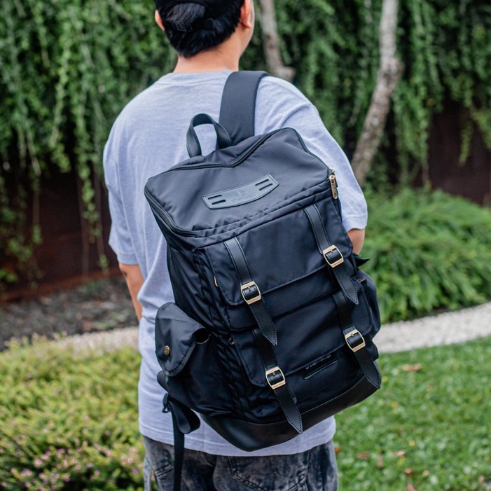 SAVAGE BLACK |ManNeedMe x URBAN| Tas Ransel Pria Wanita Tas Backpack ORIGINAL