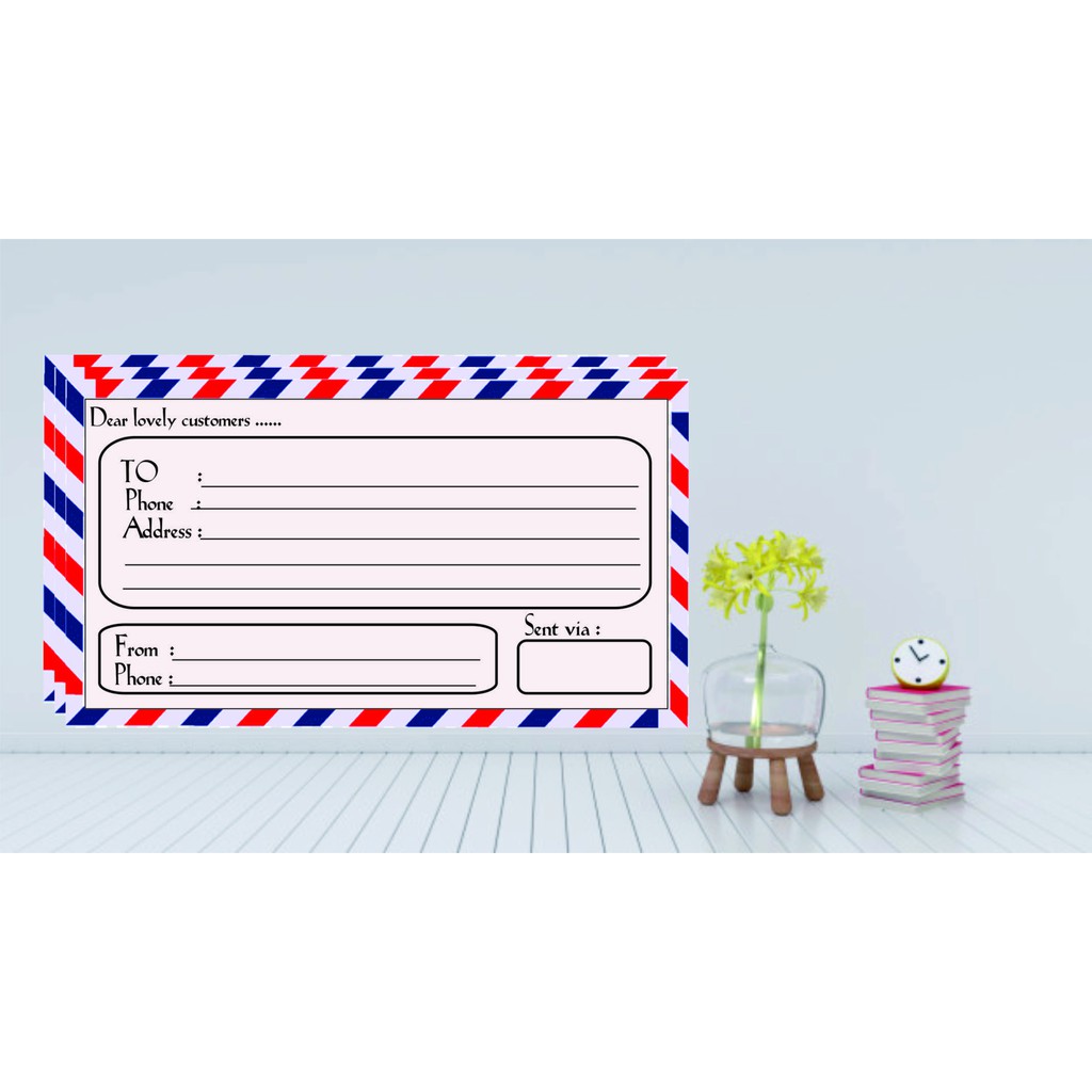 

Dropshipper sticker alamat