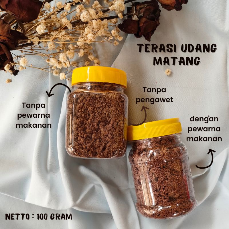 

Terasi Matang /Terasi Udang Premium Homemade 100 gram