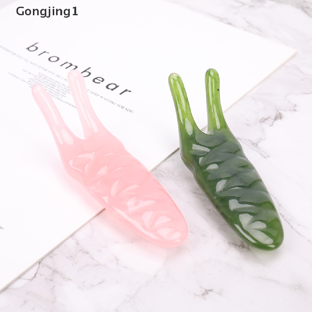 Gongjing1 Alat Pijat GuaSha Bahan Resin Alami Untuk Wajah / Hidung