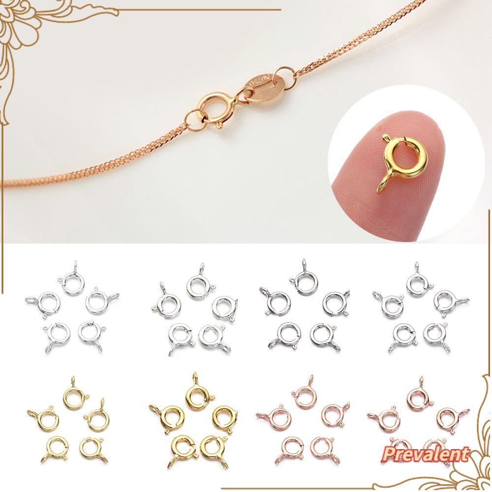 Preva Spring Clasp Konektor Gelangkalung DIY Dengan Cincin Terbuka