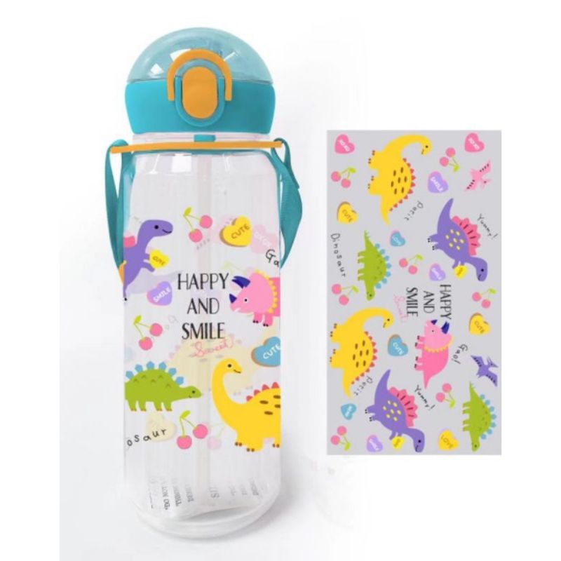 BOTOL MINUM ANAK MOTIF KARAKTER CAR BPA FREE A-1125 400ml