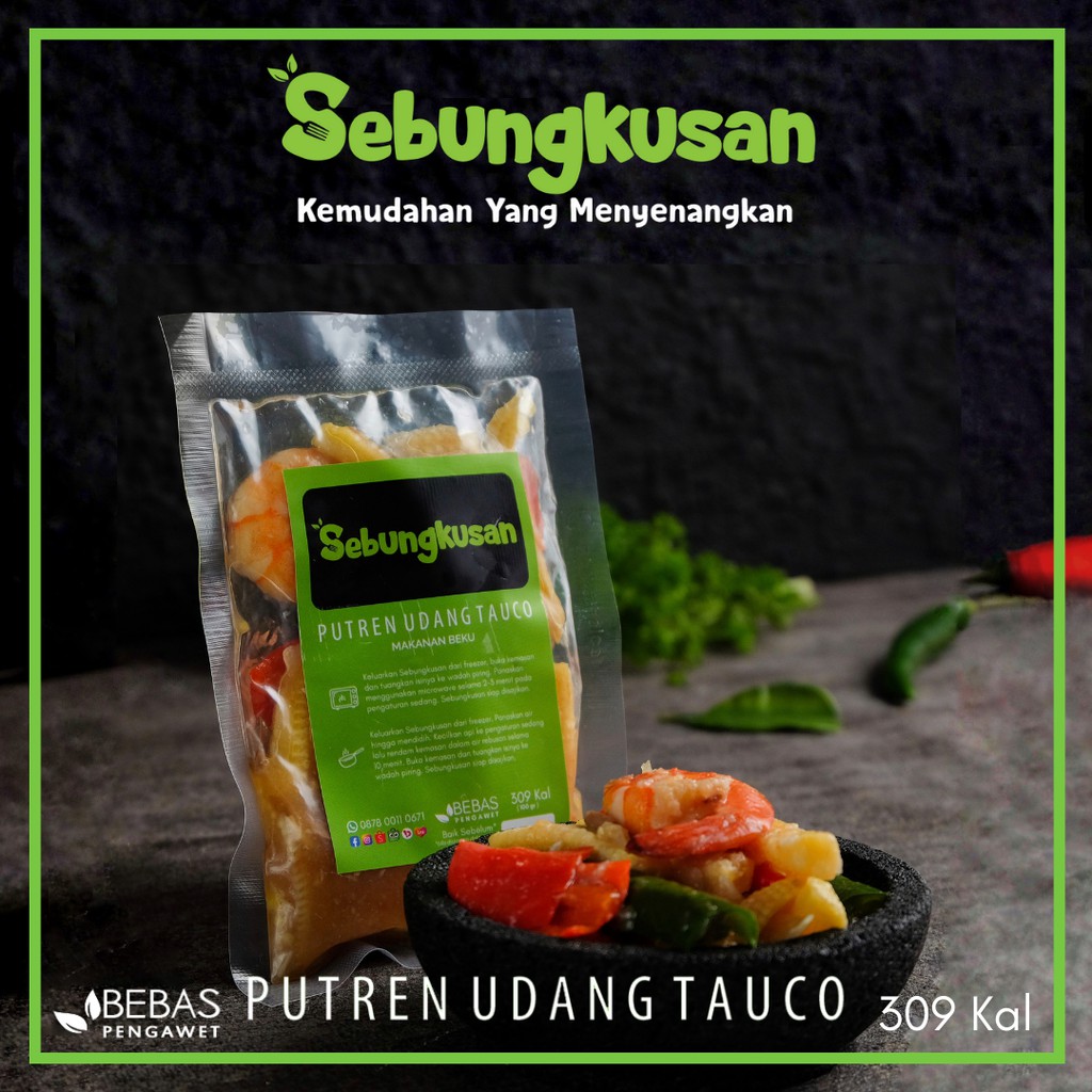 

Sebungkusan Regular - Frozen Food Putren Udang Tauco - Porsi 100 G