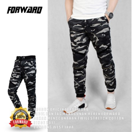 Celana Jogger Pakaian Pria / Bawahan joger pria army camo loreng pant urban