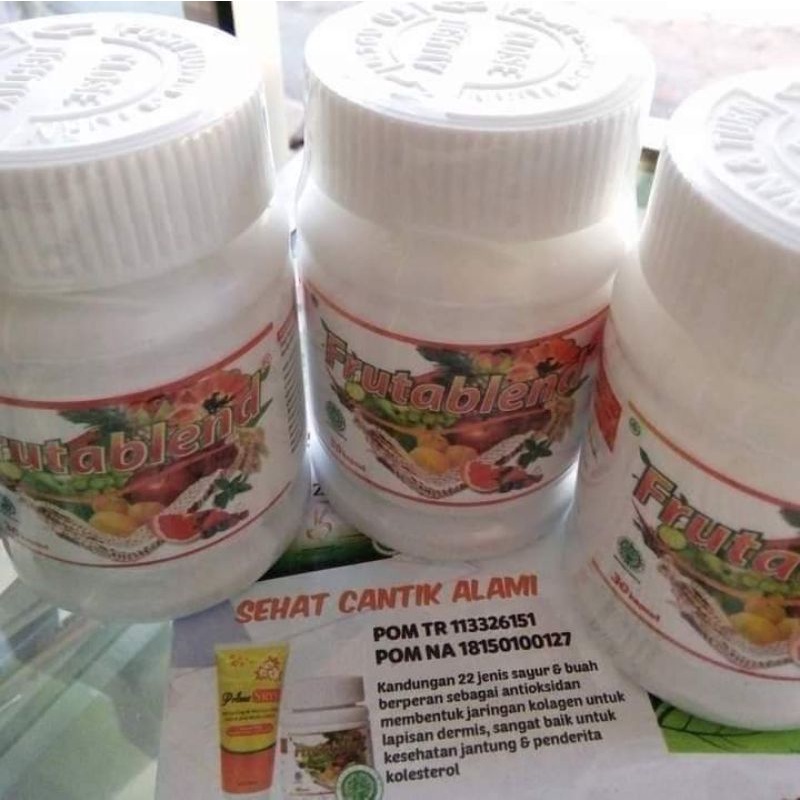 Frutablend HWI Ori / Suplemen Kulit Anti Aging / Obat Jerawat / Anti Kolestrol / Suplemen Kesehatan