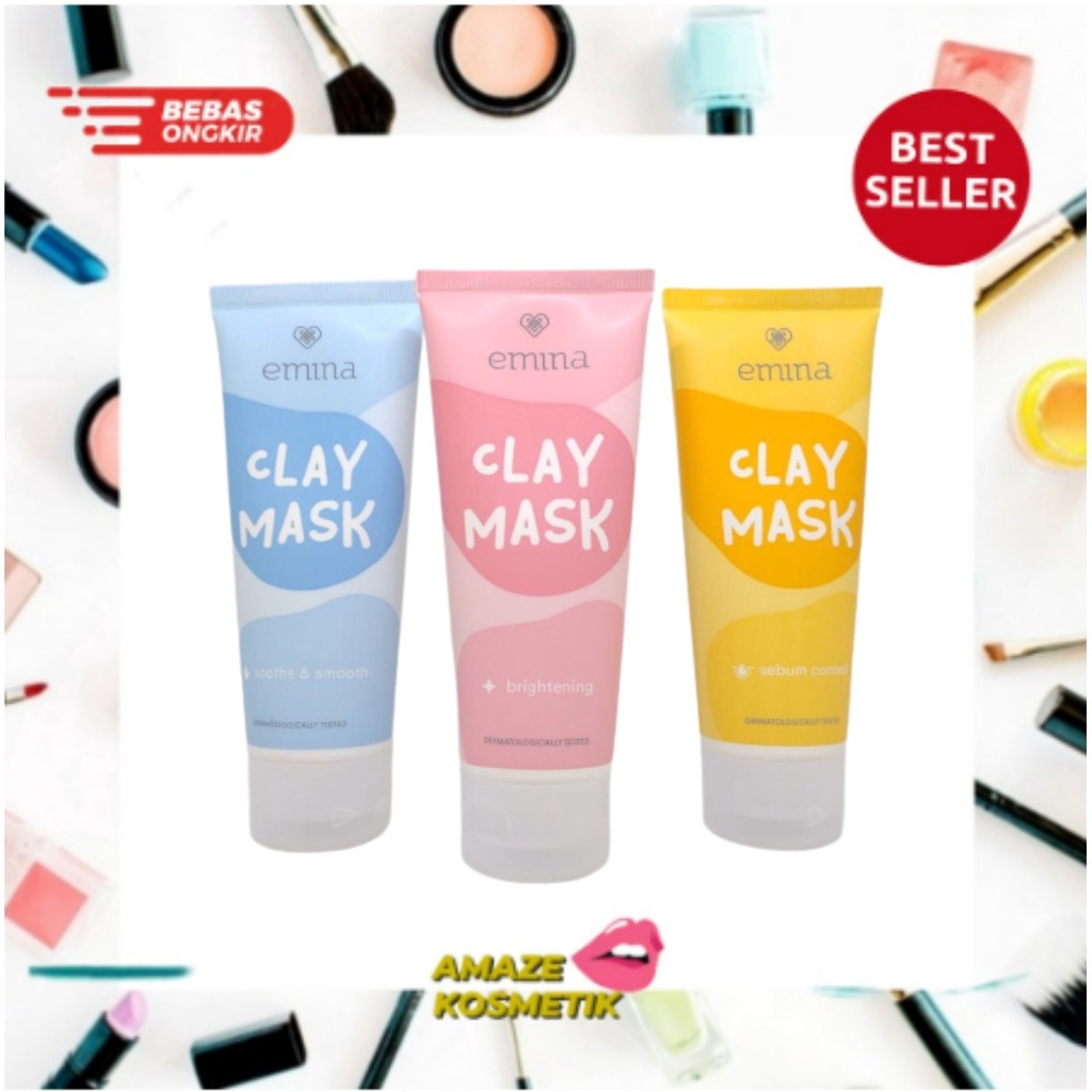 EMINA Clay Mask 60mL | Masker Wajah