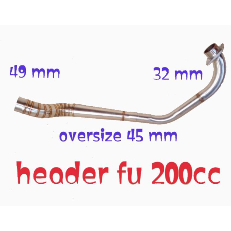termurah terlaris header pipa satria fu porting 200cc bore up 200 cc upgrade fullstainless steel