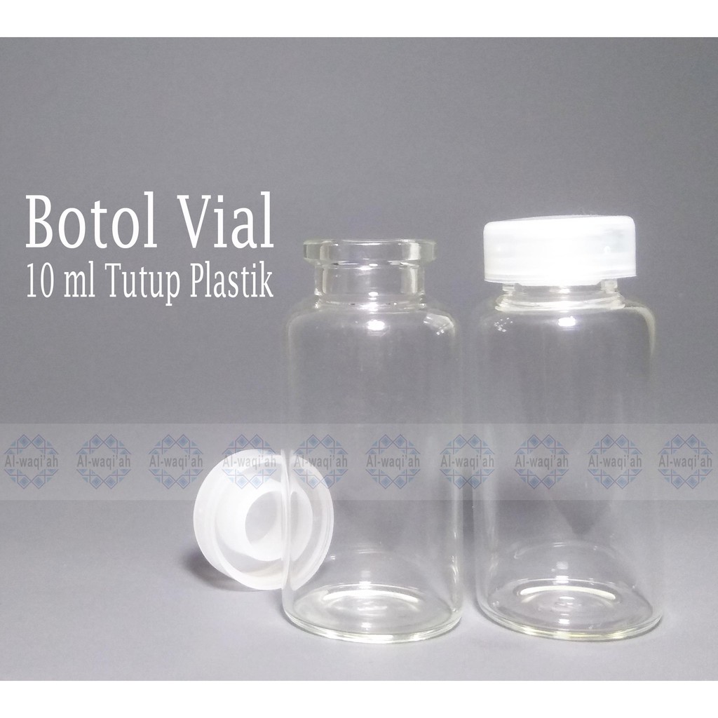 Botol Kaca Vial 5ml -8ml - 10ml dan 20ml Tutup Plastik / Pinisilin / Wire Vaporizer