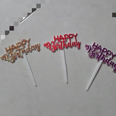 

KUE-PENGHIAS-ALAT- TOPPER HAPPY BIRTHDAY, HAPPY ANNIVERSARY, HIASAN KUE, DEKORASI TART -ALAT-