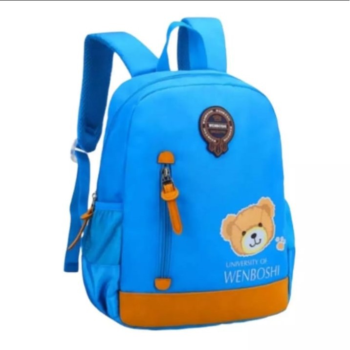 KSO_BAG - Tas Ransel Anak Wanita Terbaru 2021 Kekinian Backpack Motif Carakter WENBOSHI Termurah