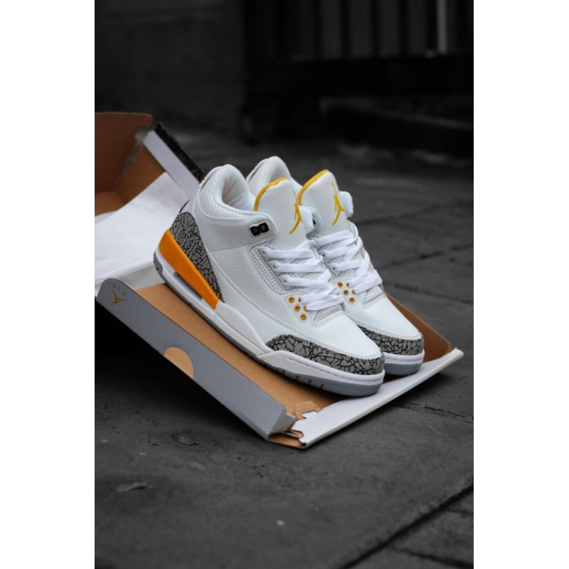 promo sepatu Nike jordan 3 laser orange