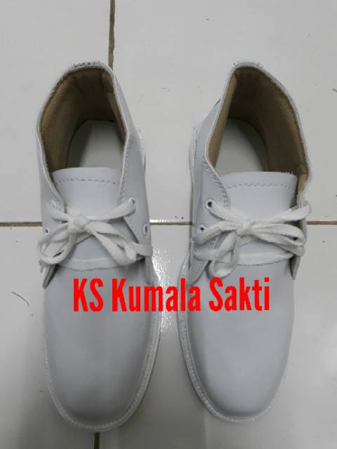 Sepatu PDH Tali Putih