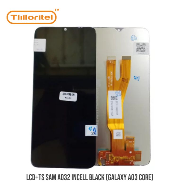 LCD+TS Kompatible Untuk SAM A032 INCELL BLACK (GALAXY A03 CORE)