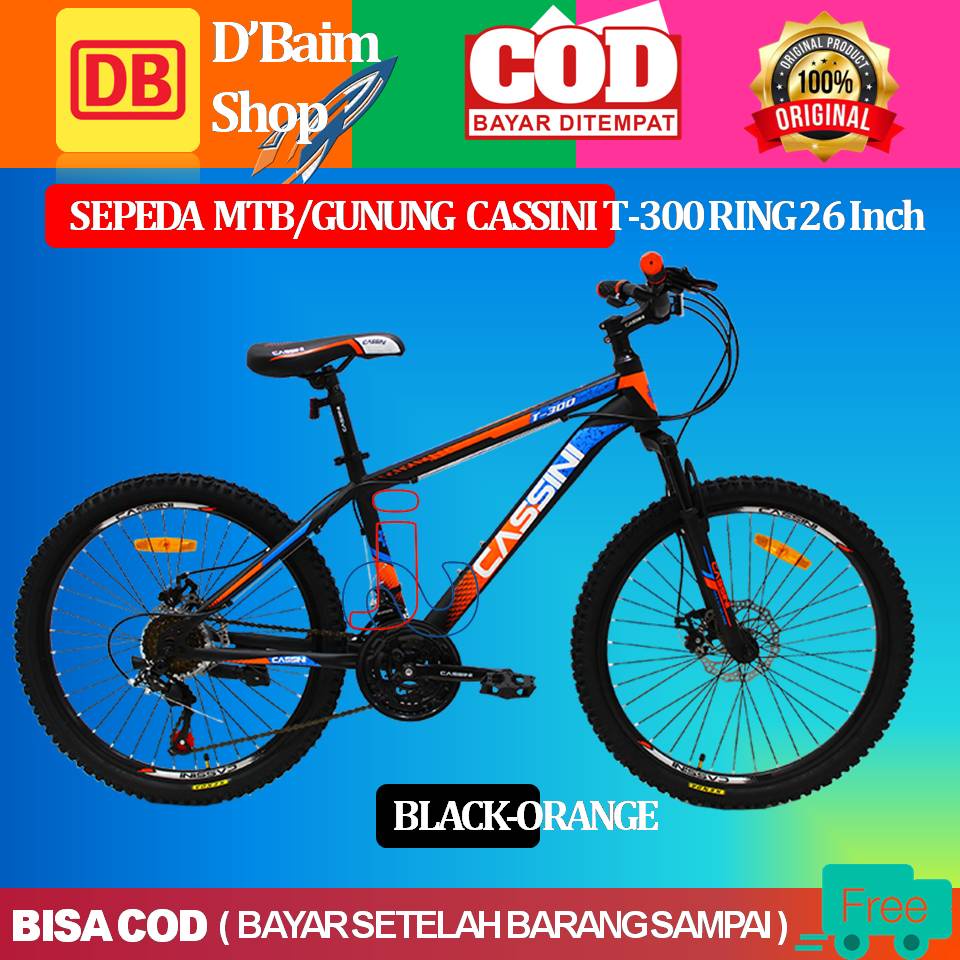 MTB 26 CASSINI T 300 SEPEDA GUNUNG CASSINI SEPEDA GUNUNG MURAH MERIAH SEPEDA MTB