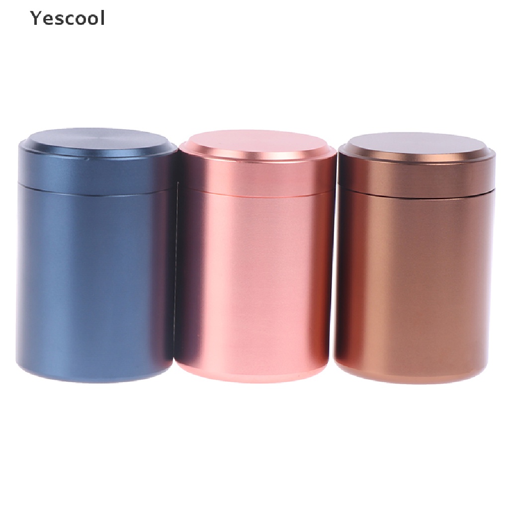 Yescool 1pc Toples Teh Herbal Kedap Udara Bahan Aluminum