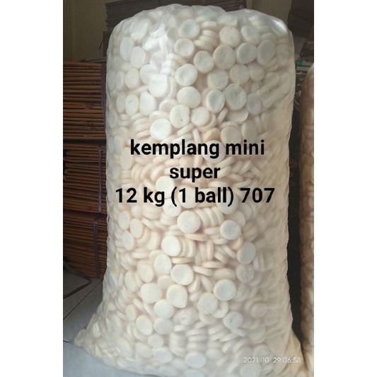 

kemplang kerupuk mini super 12 kg (1 ball) ikan tenggiri khas palembang