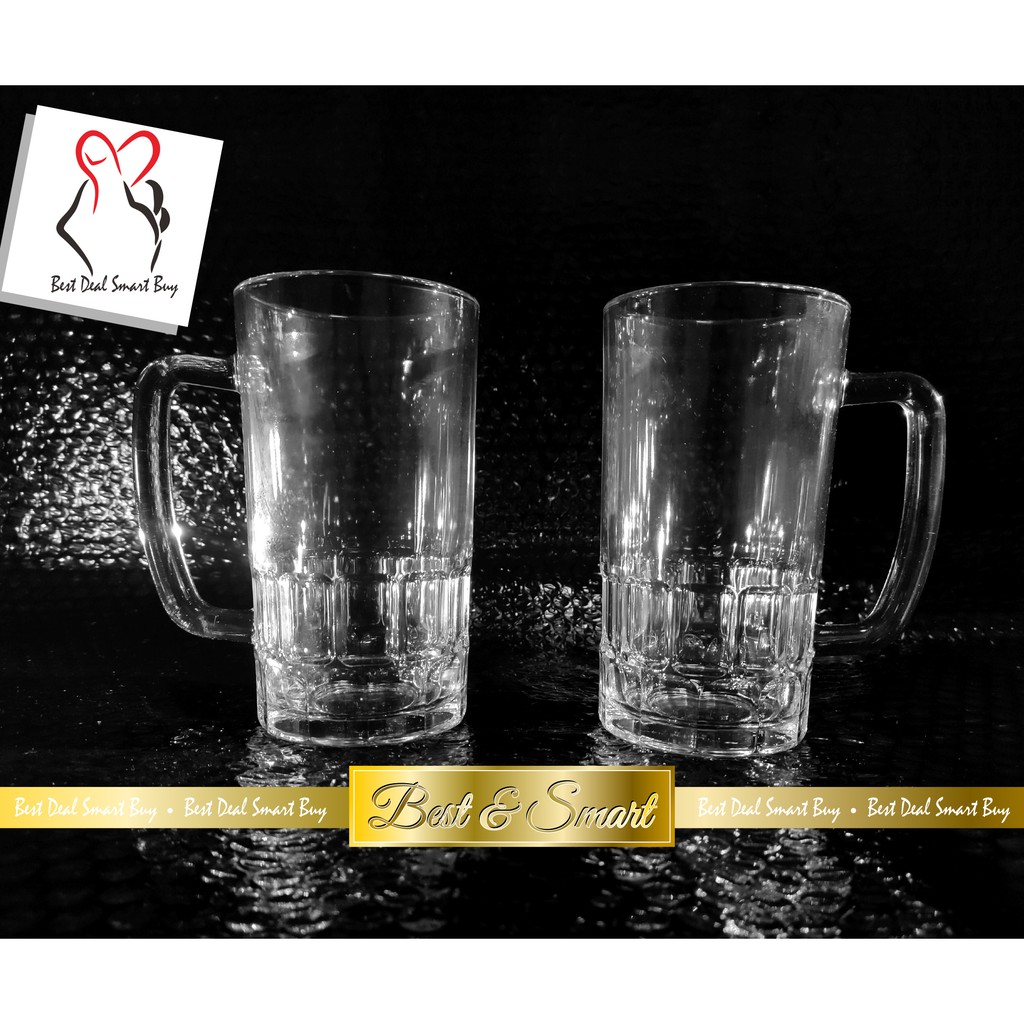 (3 pcs) Gelas Teh Jumbo Kedaung 540ml - Gelas Bir Kaca Beling