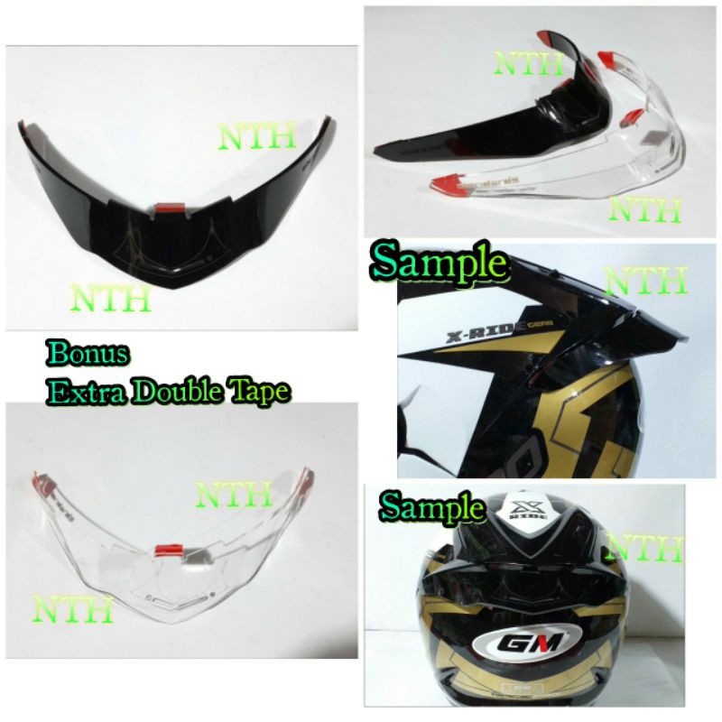 Spoiler Helm GM Race Pro Berkualitas