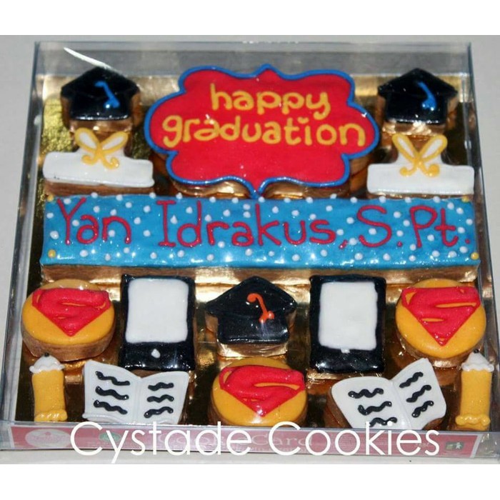 

COOKIES BY CYSTADE - COOKIECARD | Kartu Ucapan bisa dimakan | Custom | UK. 17X17