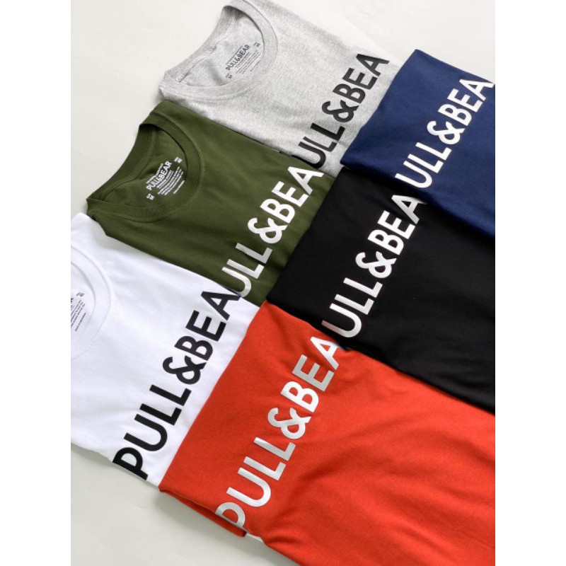 Kaos Pull & Bear Original Tshirt Tees Pria Wanita