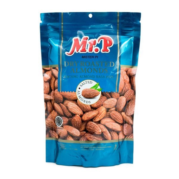 

Mister Pi Dry Roasted Almonds Salted 130gr - Kacang Almond rasa Asin